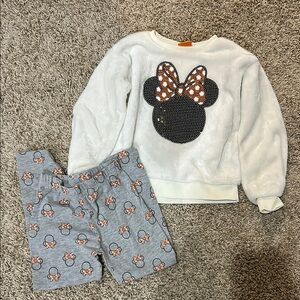 Disney Cream and Orange Apparel Tag